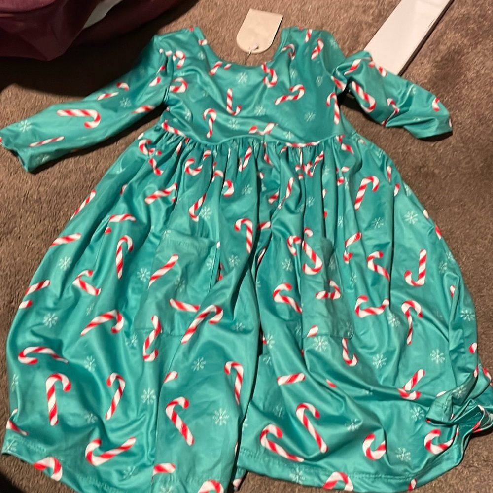 Girls Christmas Dress With Pockets